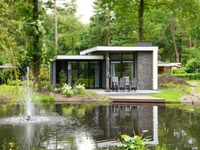 Atmospheric chalet with decking, in a natural area